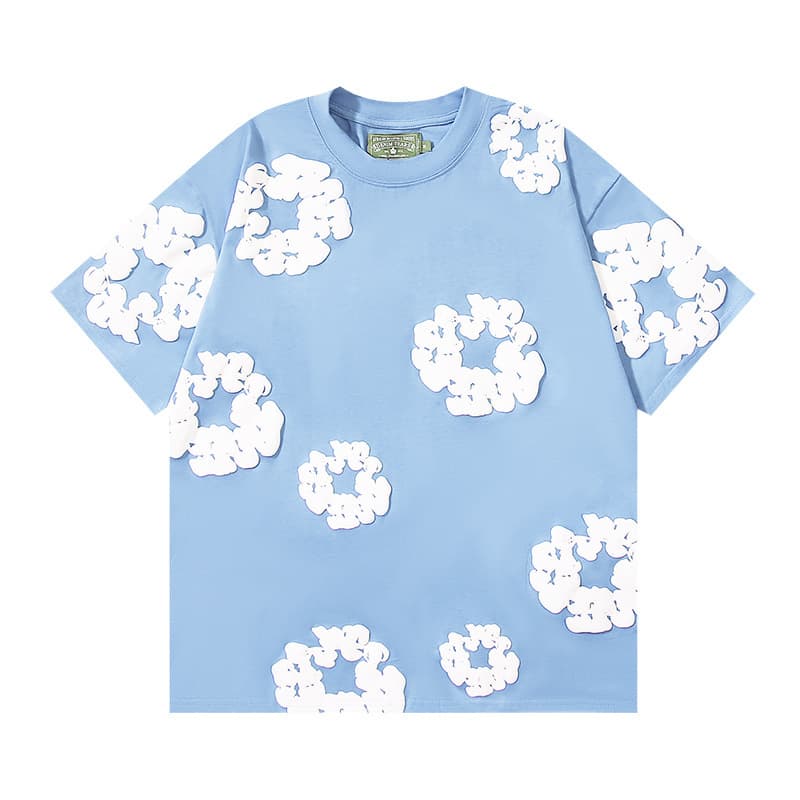 Round neck [light blue]