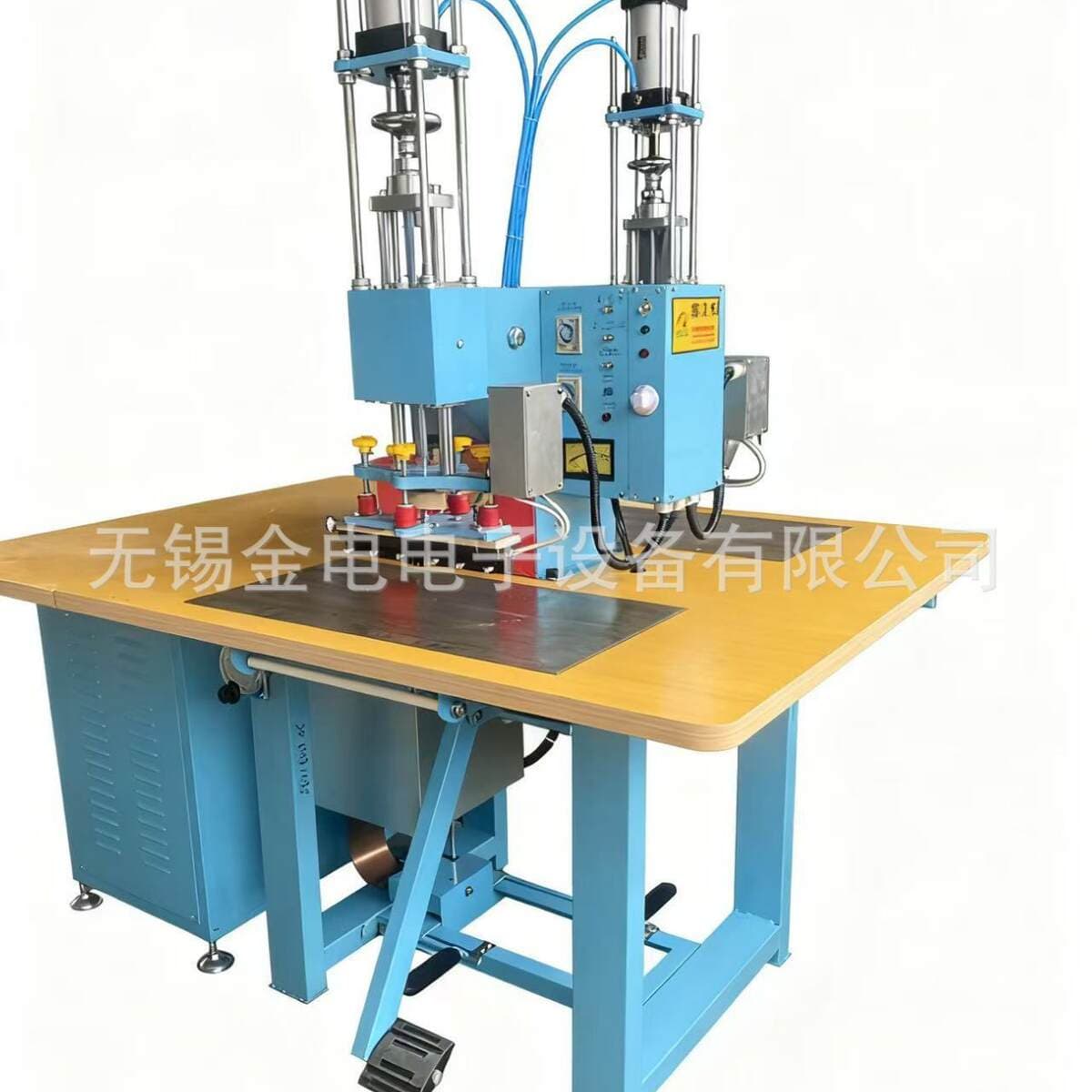 Dual-Head Foot-Operated Pneumatic High-Frequency Plastic Heat-Sealing Leather Embossing Poncho Welding Machine Manufacturer in Stock 5