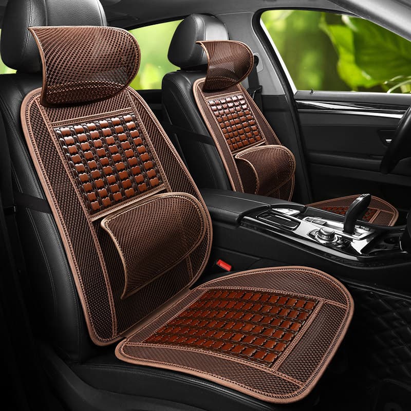 Lumbar support - coffee + headrest