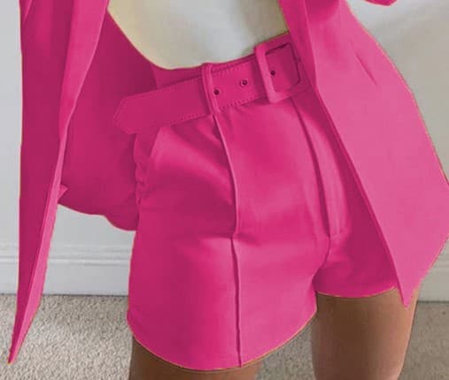 Shorts Rose Red