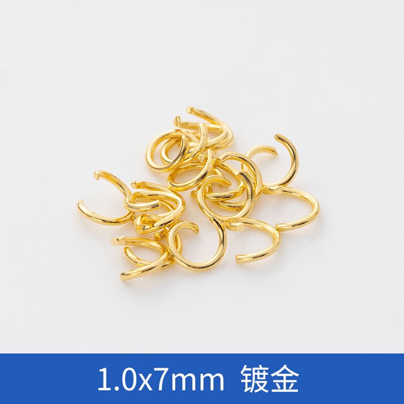 1.0*7mm gold plated [100]
