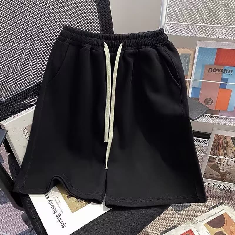 Hemp rope shorts black
