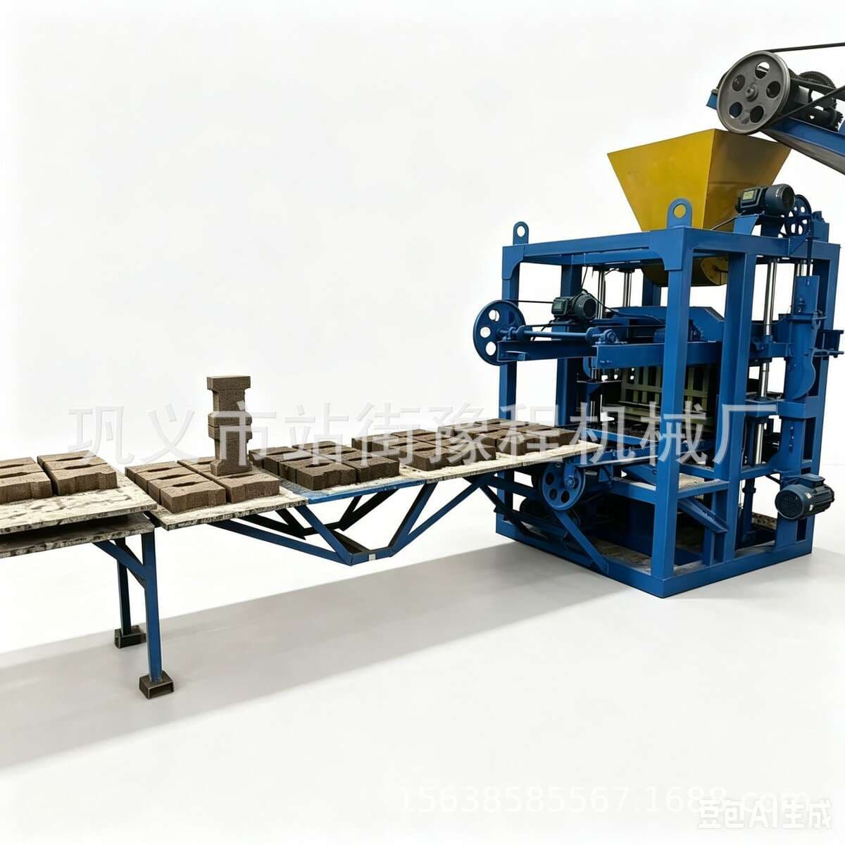 Fully Automatic Hydraulic Brick Making Machine Complete Set of Equipment for Export to Africa Cement Brick Porous Brick Production Equipment Construction Site 5