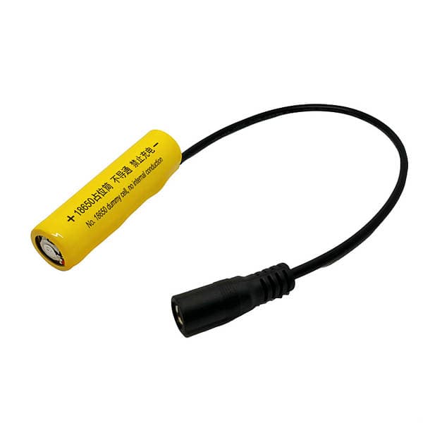 18650 Non-Conductive Placeholder Tube Welding 5.5*2.1Mmdc Female Connector Welding 5.5*2.5Mmdc Female Connector