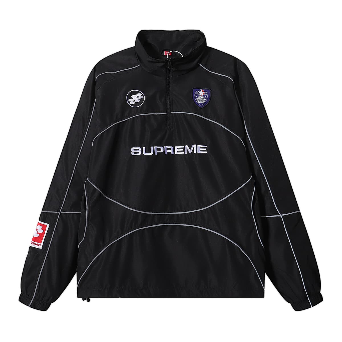 Reflective strip black [jacket]
