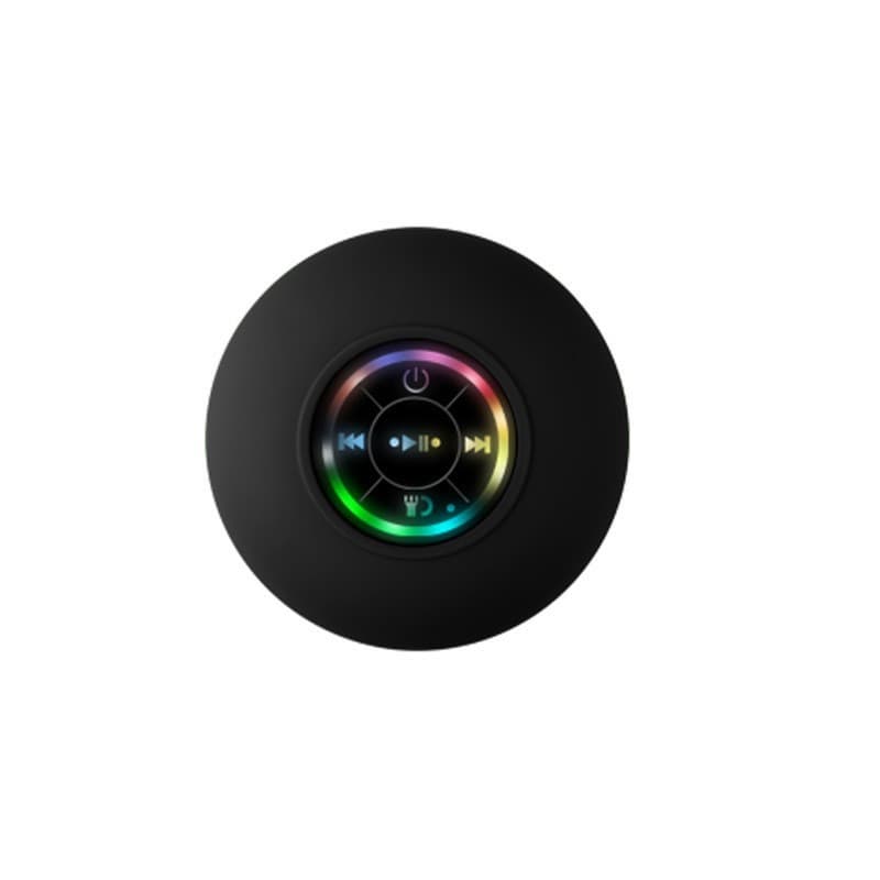 Black waterproof bluetooth speaker