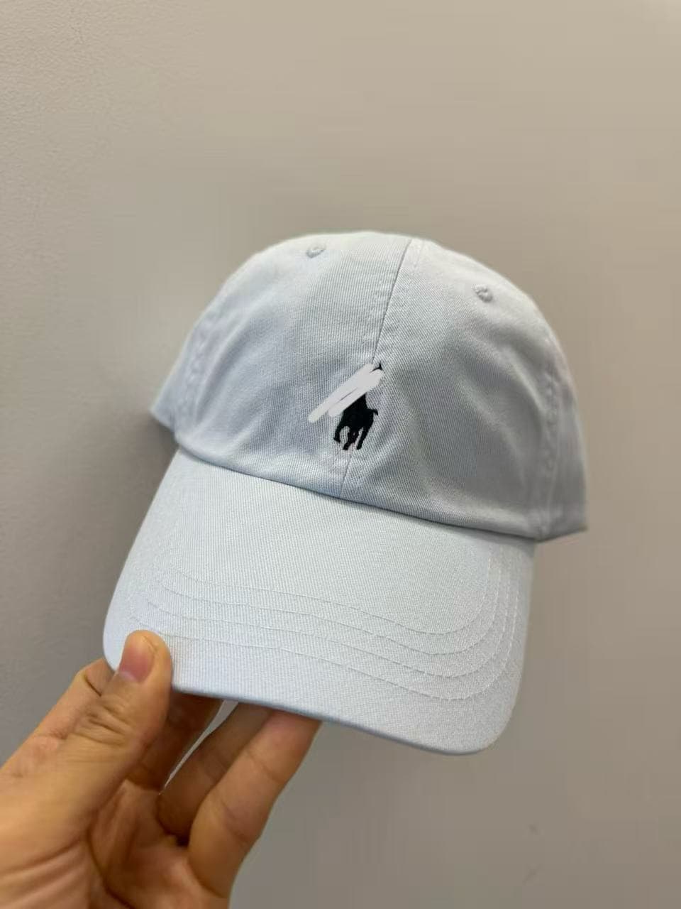Sky blue black label