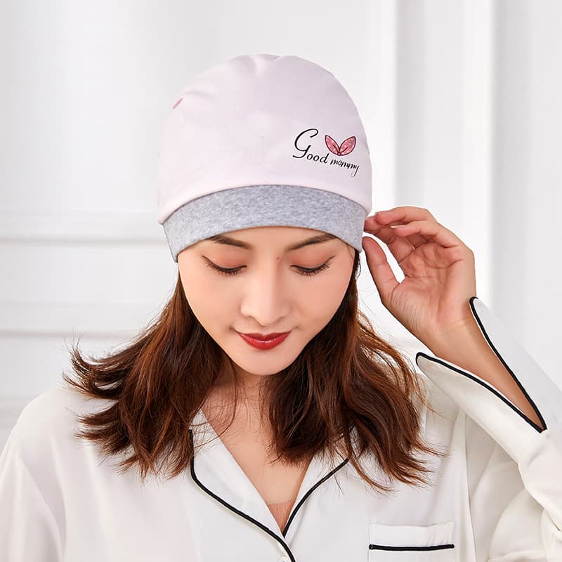 Pink bow single-layer hat