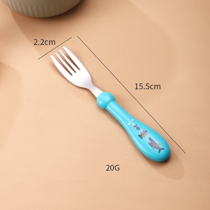 Light blue fork