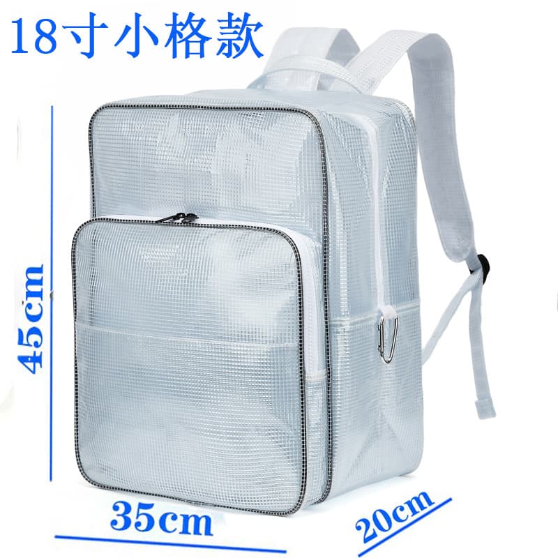 18inch small grids anti-static backpack 45*35*20cm