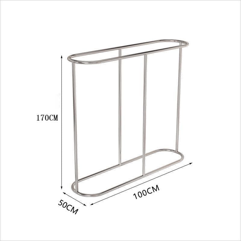 Stainless steel oval length 100_height 170