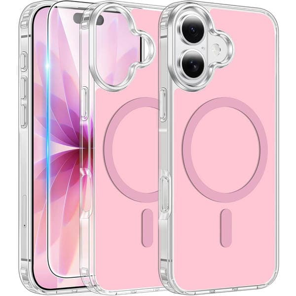 New Original Color Magnetic Phone Case Suitable for iPhone 17 Pro Max Airbag Anti-Fall Protective Cover Apple 17 Hard