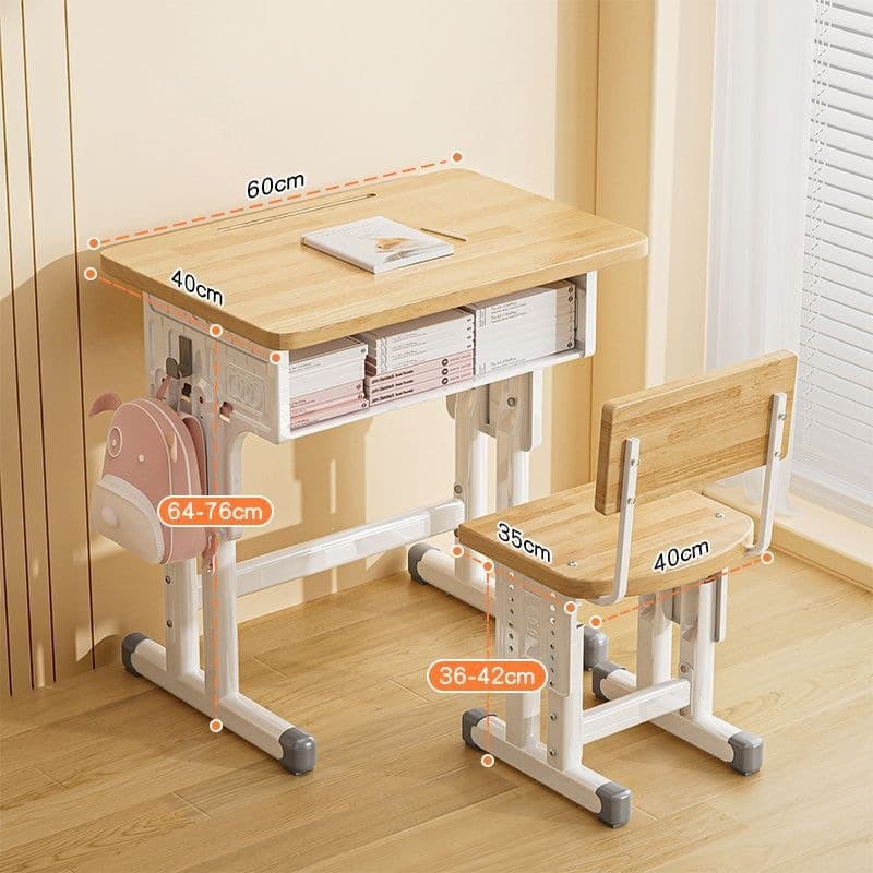 60*40 oak table and chairs come with installation tools