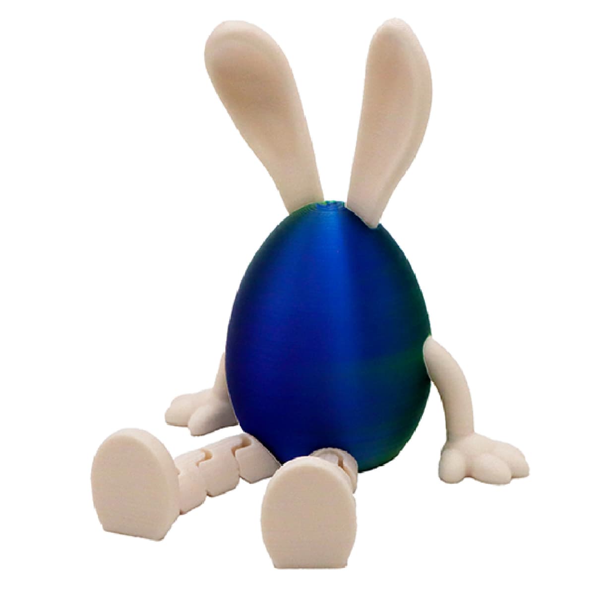 Rabbit ear eggs—blue and green