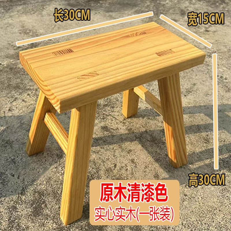 Log varnish (length 30 width 15 height 30) 1 stool