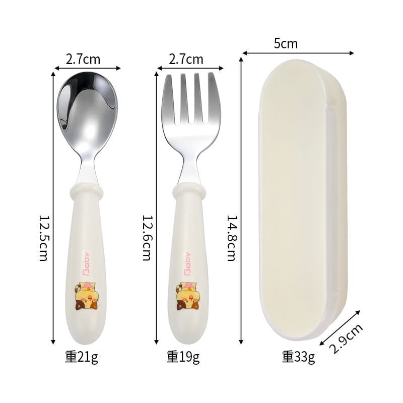 Kitten-spoon fork box set