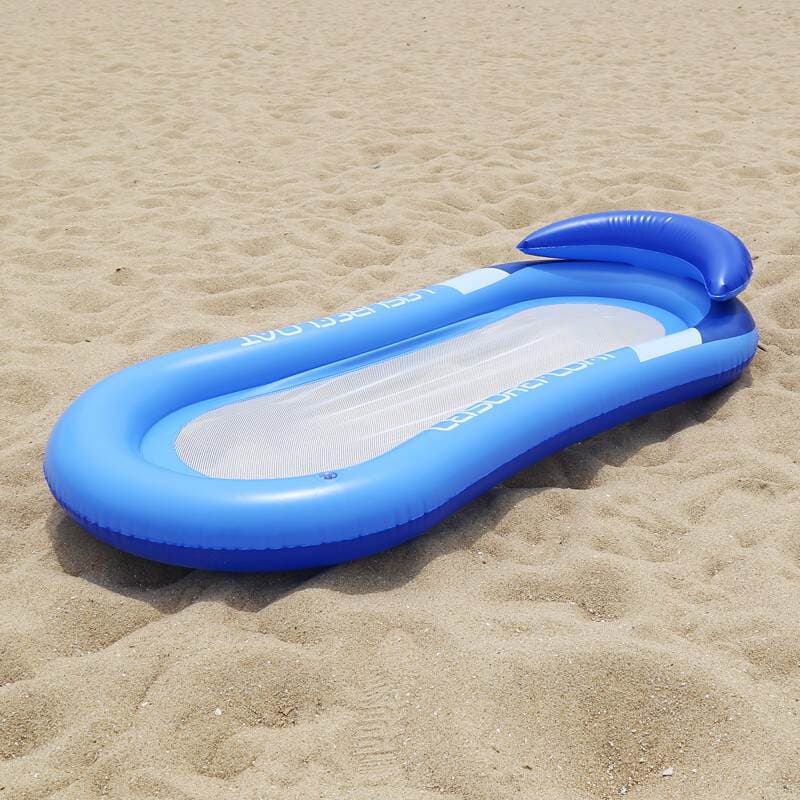 Red special offer water inflatable sofa water recliner single floating row floating bed floating board surfboard water air cushion 2