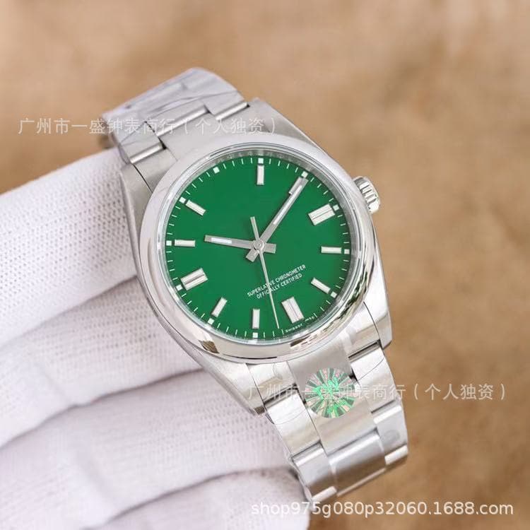 White steel green plate