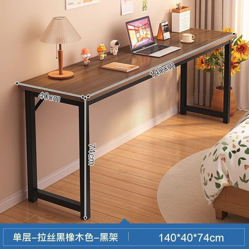 140cm single layer brushed black oak color