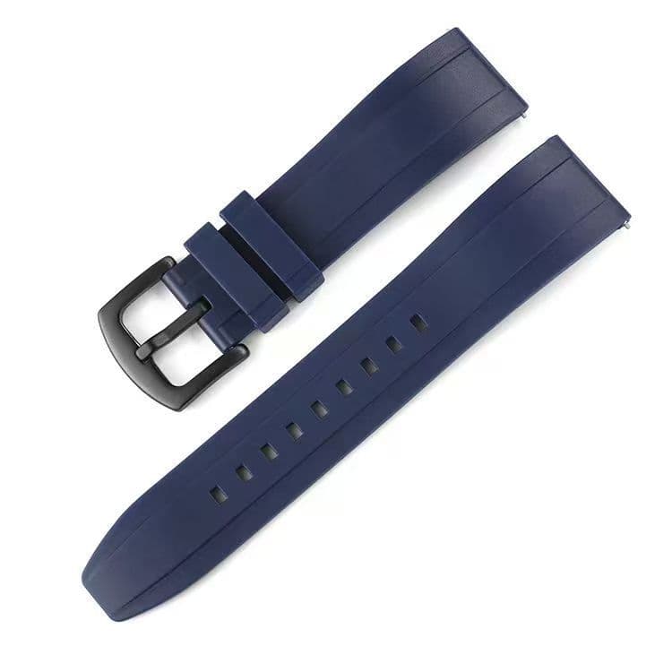Navy blue black buckle