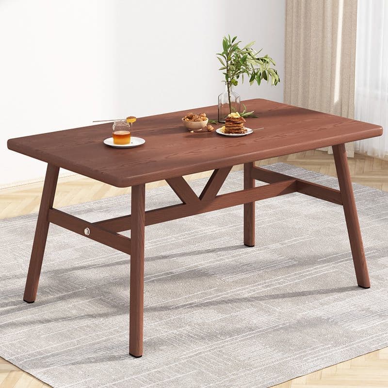 Walnut color single table 120*60*75 [environmentally friendly and healthy material]