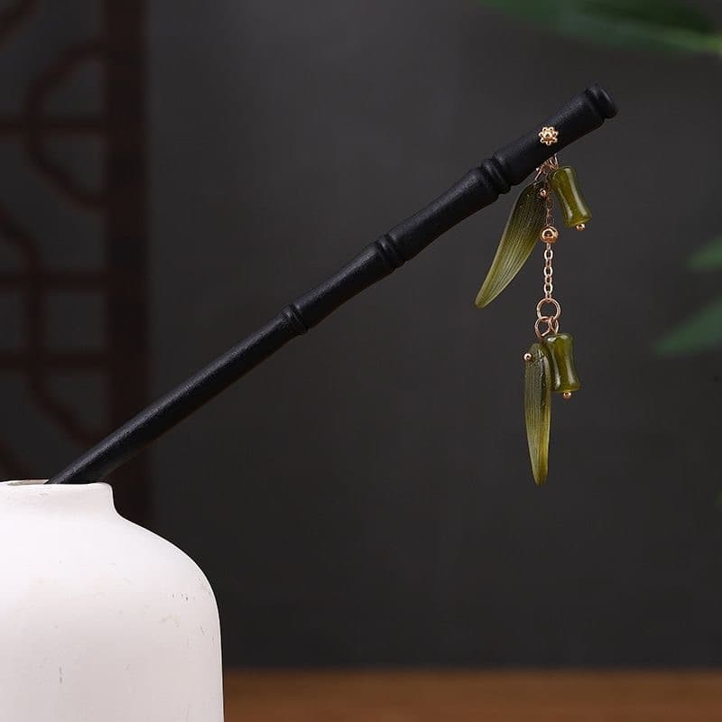 180# fringed bamboo hairpin
