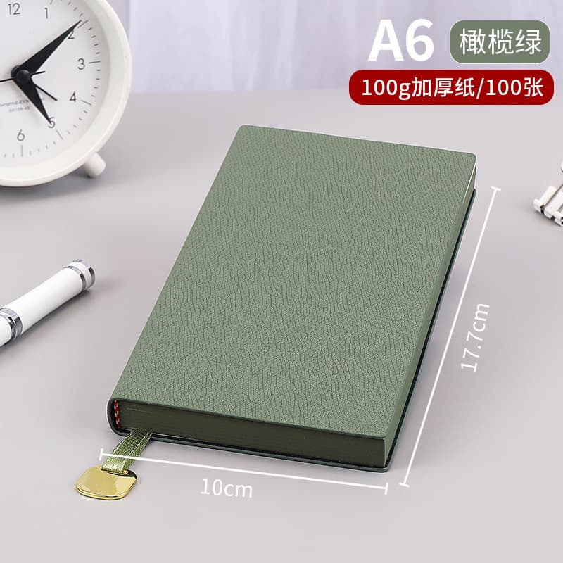 A6-olive green-100 sheets