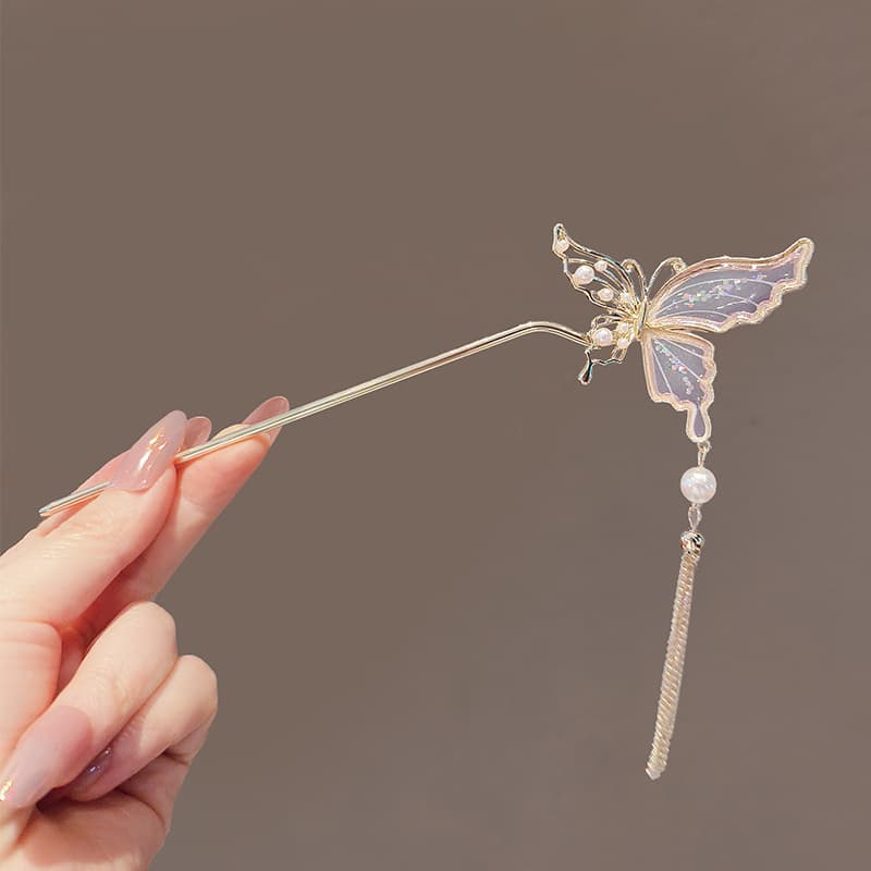 Gilt butterfly-purple