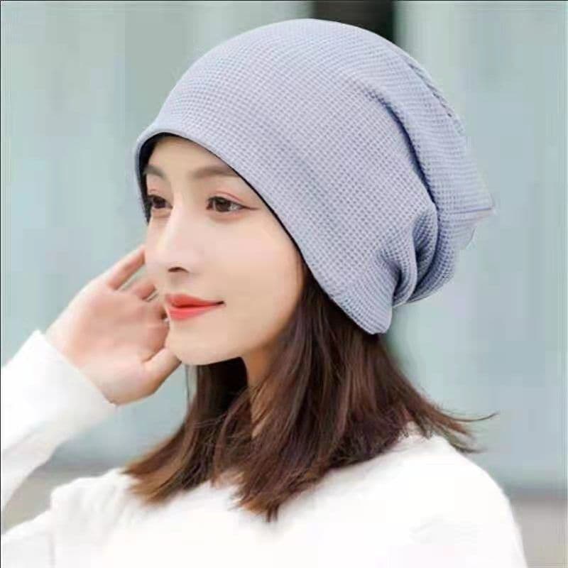 Light Gray-wool mesh Baotou cap