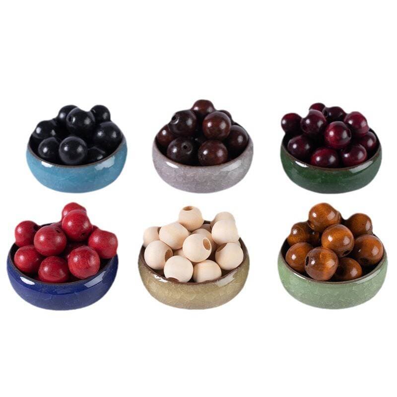 Lotus beads loose beads beads diy accessories material large hole round beads car seat cushion beads loose beads with beads wholesale 5