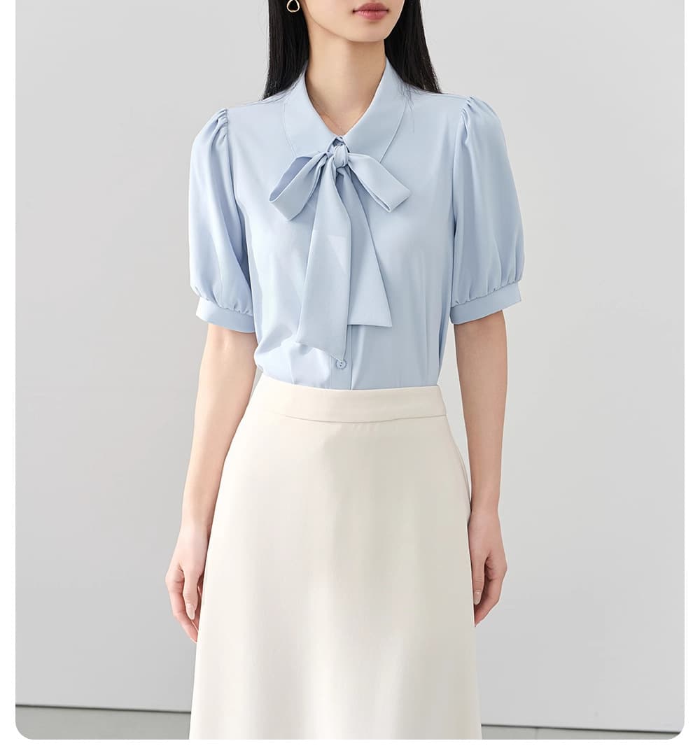 Blue short sleeves