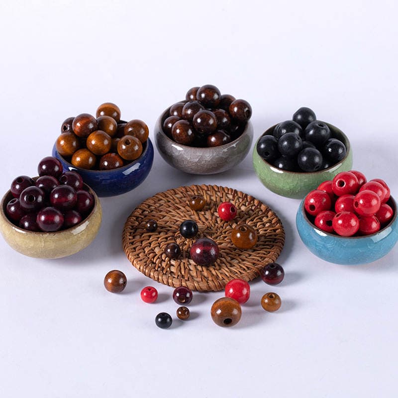 Lotus beads loose beads beads diy accessories material large hole round beads car seat cushion beads loose beads with beads wholesale 4