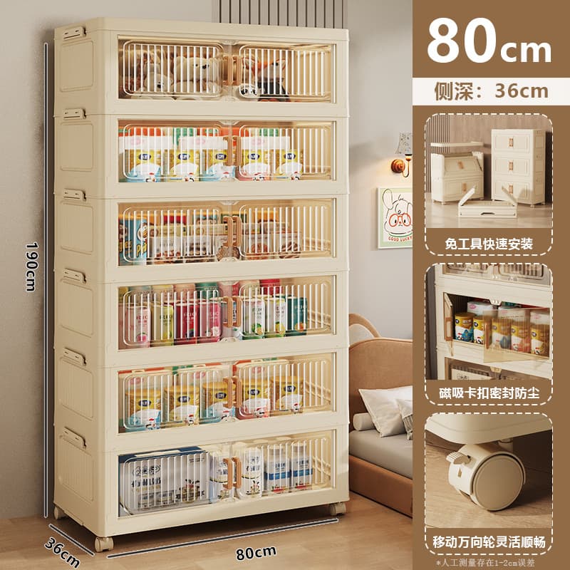 Six layers [80x36x188cm] transparent model