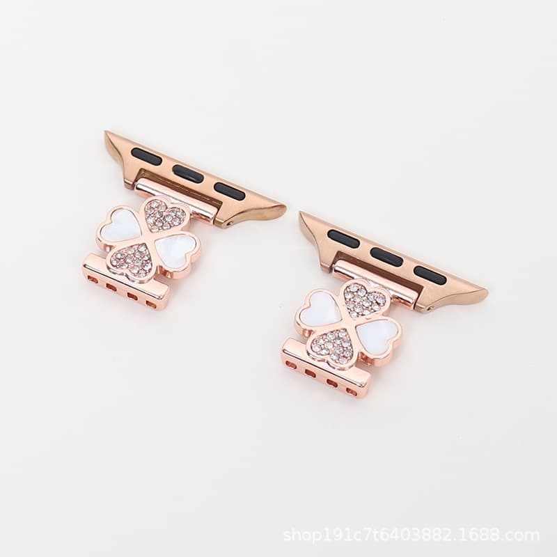 Four-leaf clover-rose gold
