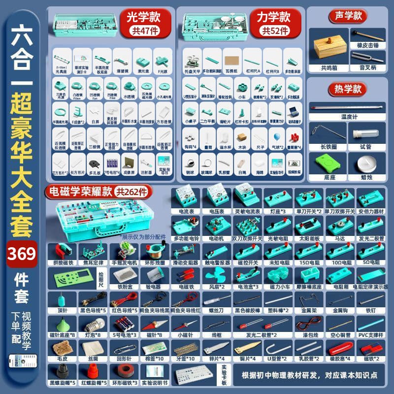 Physical complete set of six-in-one-flagship model