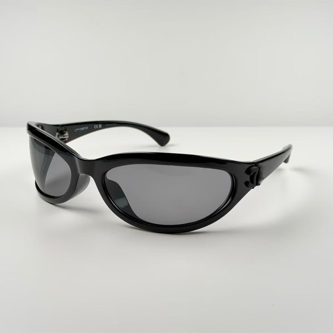 Black frame black logo
