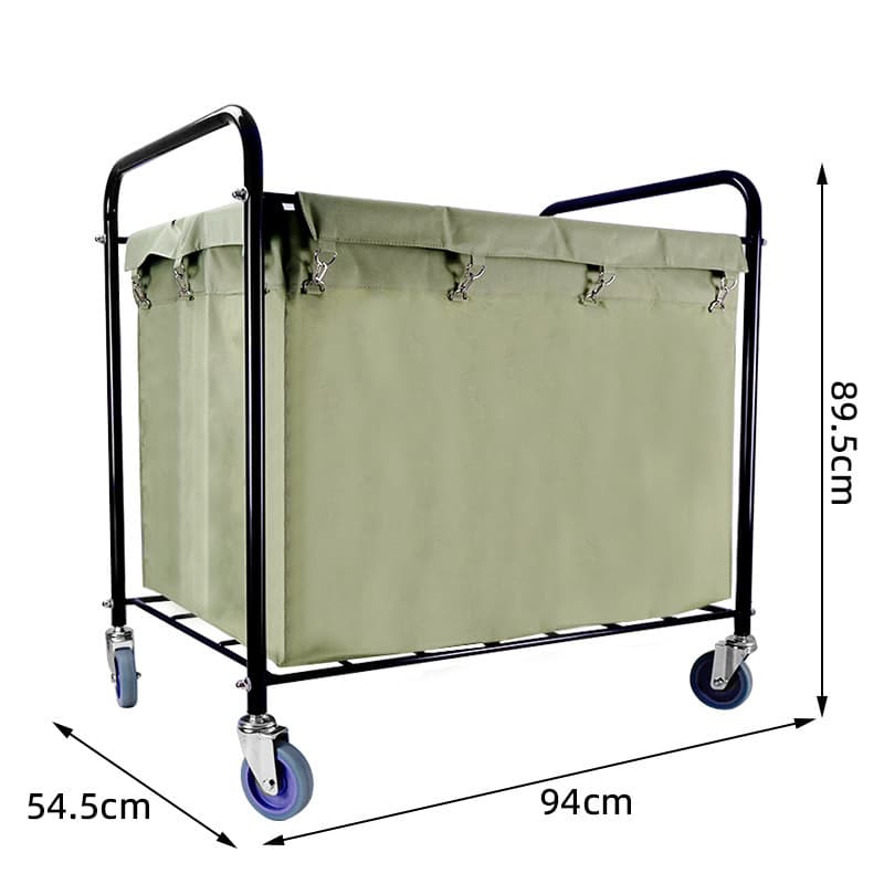 Square linen cart