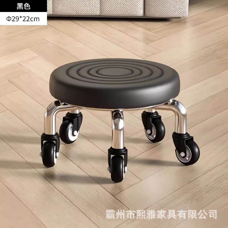 Water wave black (silent bearing wheel) high 22cm