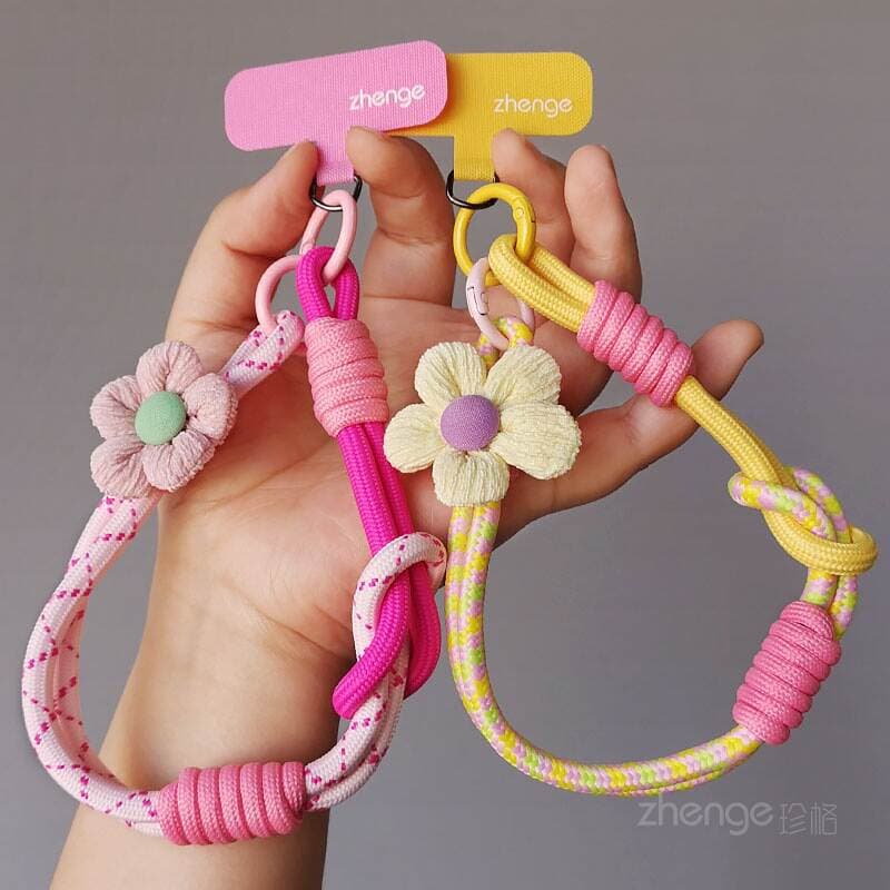 Mobile Phone Lanyard for Women, Fresh and Simple Style, Portable Wrist Strap for Outdoor Use, New Model for Travel, Hiking, Shopping, and Photography, Anti-Loss Strap 2