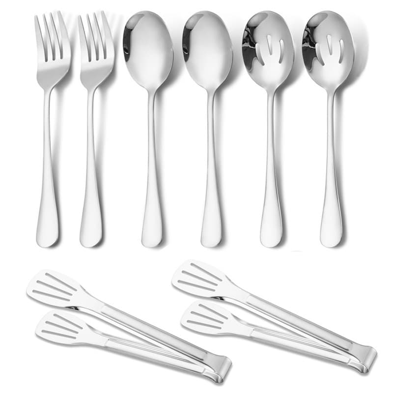 [silver 8-piece set] with three-wire clip