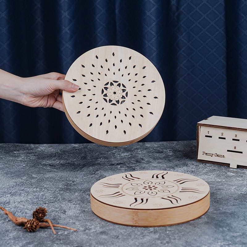 Stream Drum Natural Stream Rain Sound Simulator Ethnic Percussion Instrument Music Therapy Portable Stream Drum Instrument 3