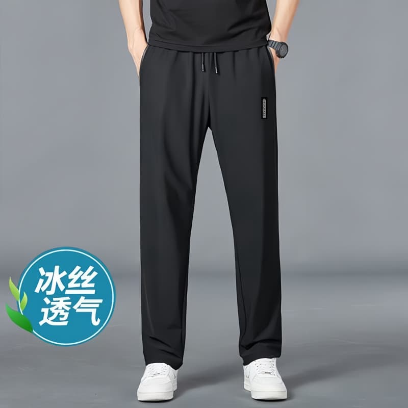 Black Label Trousers-Black
