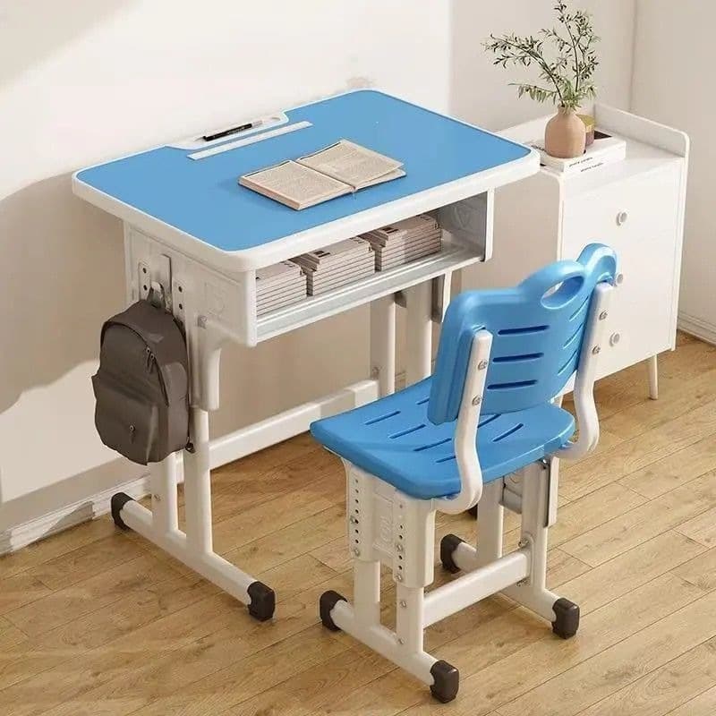 Comfortable 60*40 thickened tables and chairs-blue