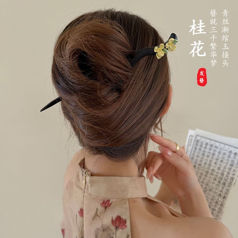 159# Jasmine Osmanthus Hairpin
