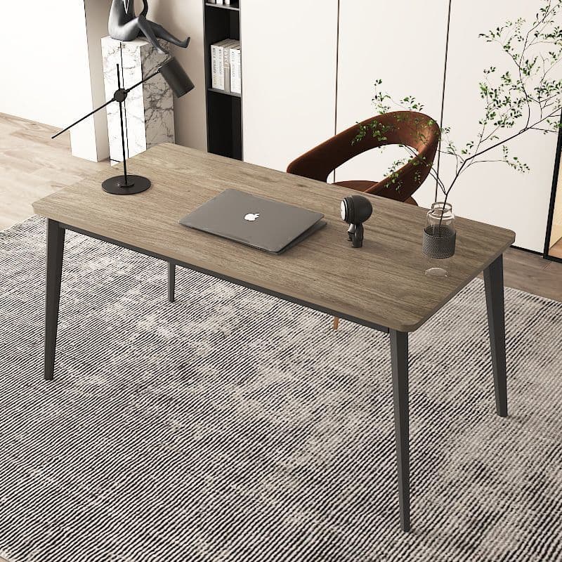 Gray oak + black frame