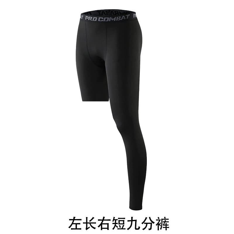 011 Black Left Long Pants