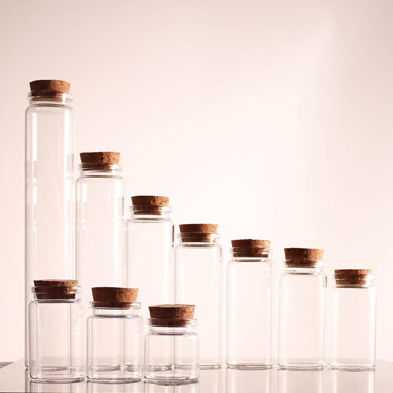 Diameter 37 borosilicate tube bottle screw glass bottle food packaging bottle transparent candy bottle capsule Chinese herbal medicine bottle 2