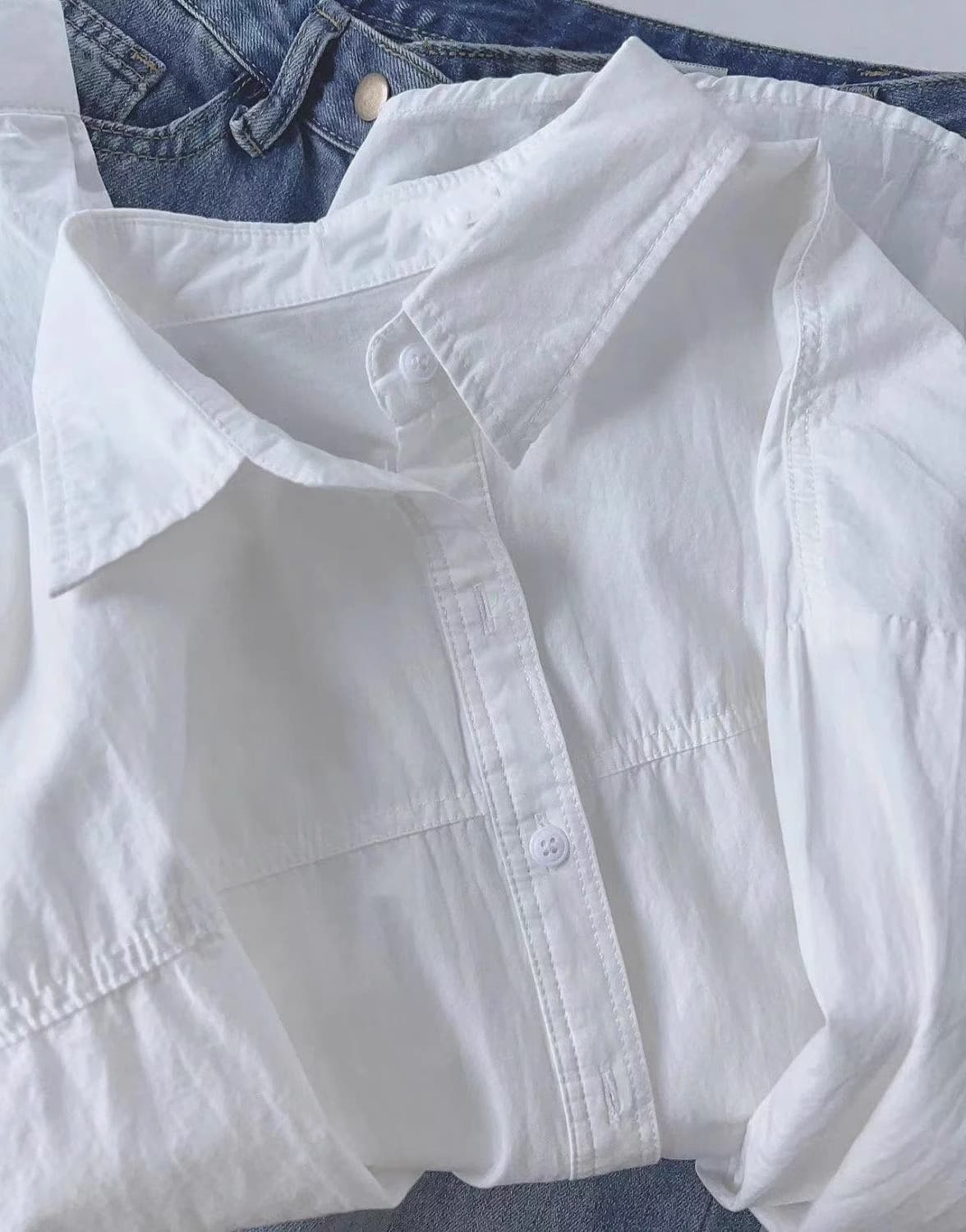 White [pure cotton]