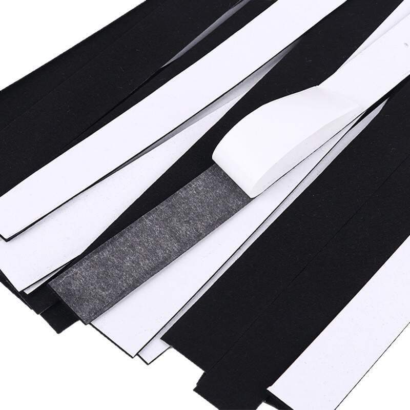 Black and White Gray Adhesive Felt Decorative Soundproof Self-Adhesive Felt Colorful Felt Cloth with Adhesive Felt Strips Felt Board 5