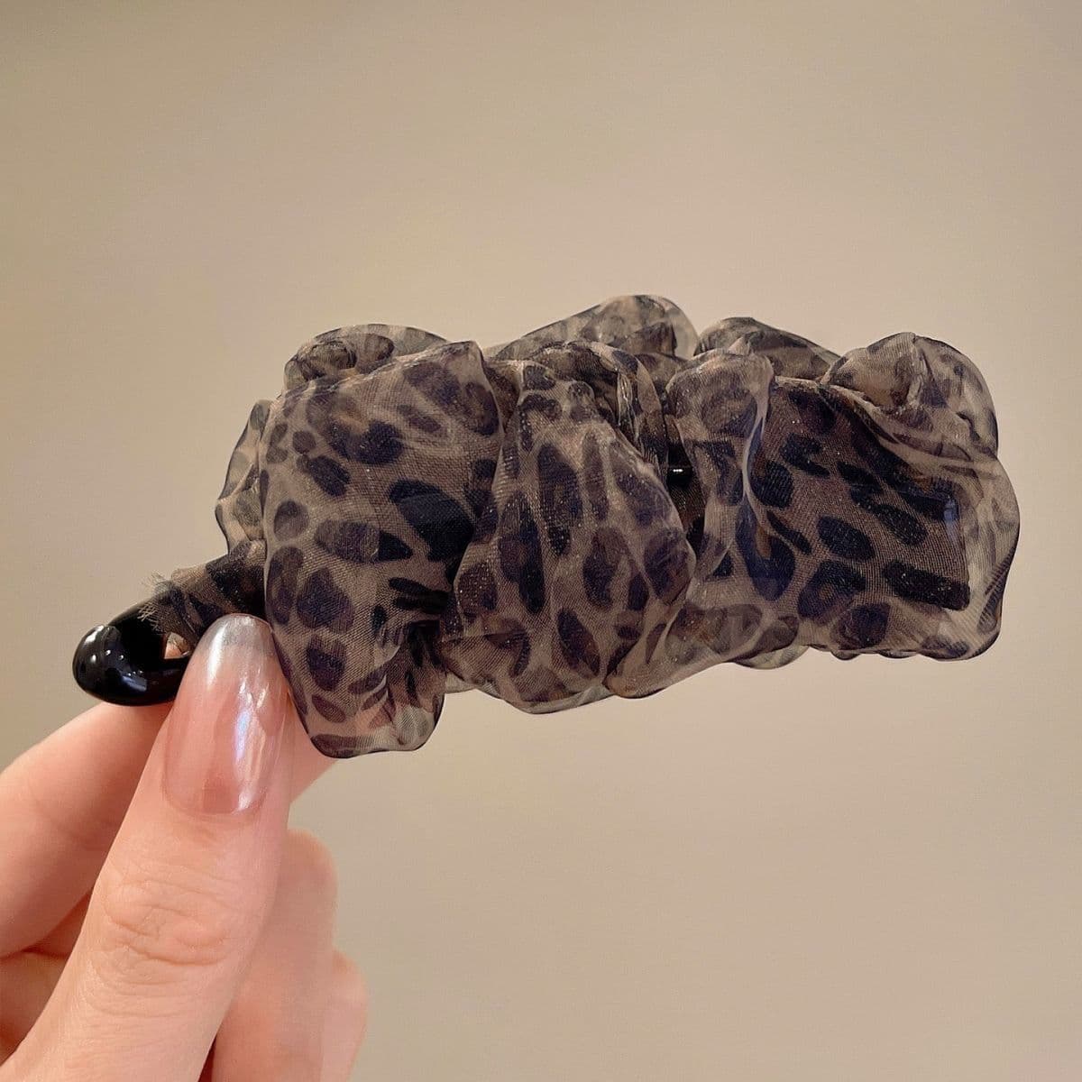 7# leopard print (bottom clip 10cm)